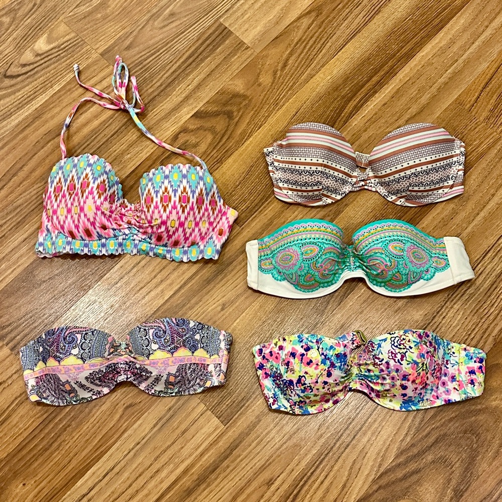 Victoria's Secret Multicolor Bikini Tops